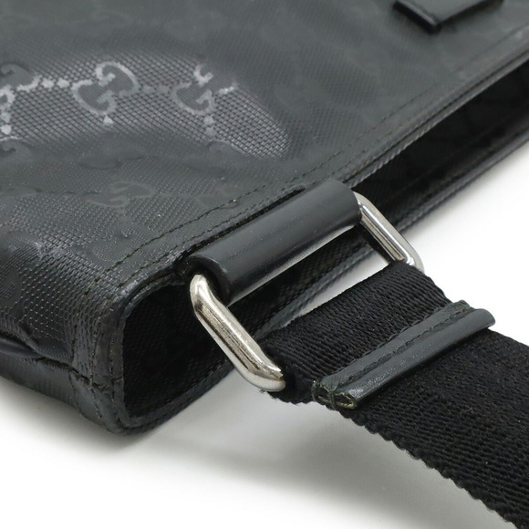 GUCCI Black Leather Shoulder Bag - Picture 5 of 8